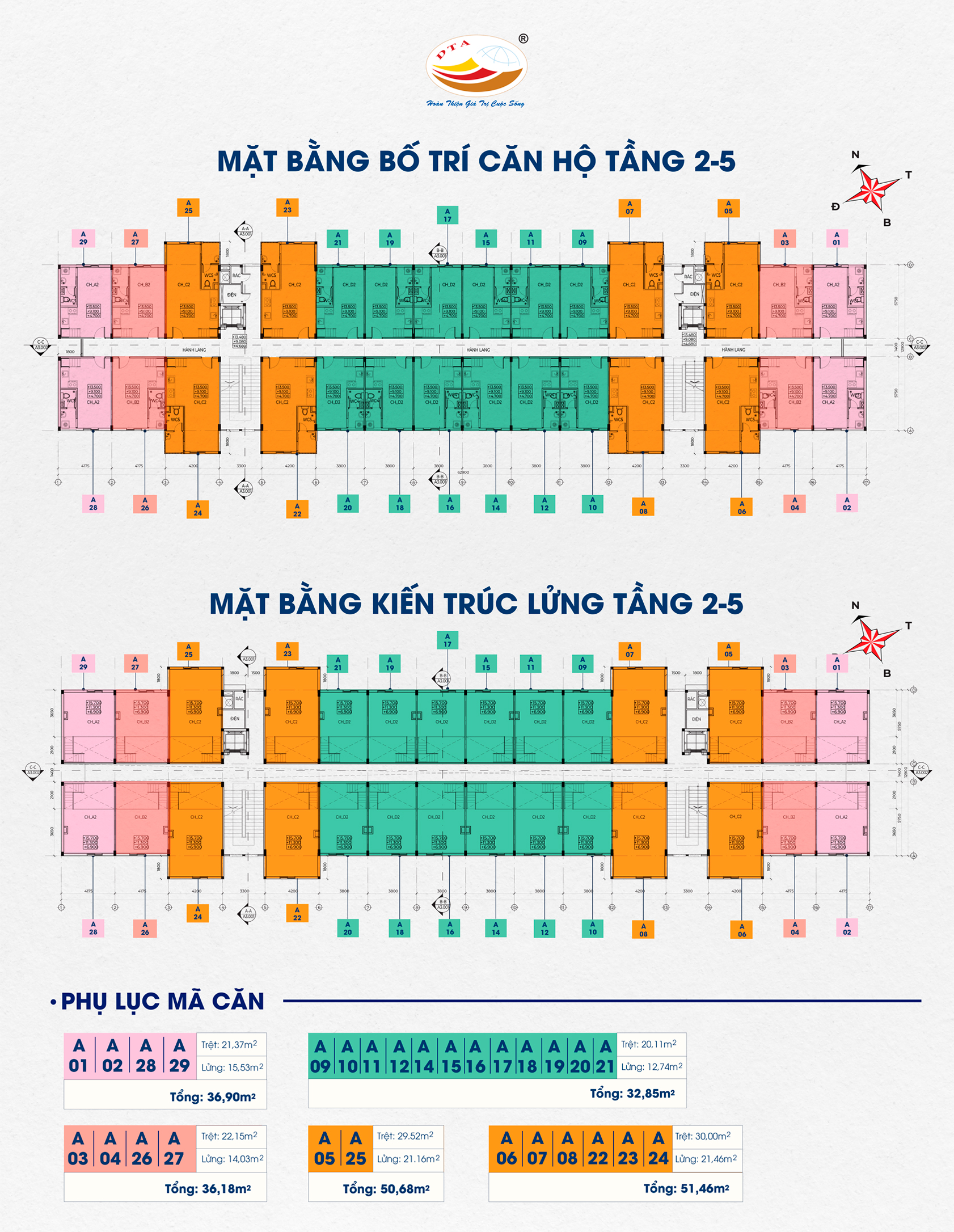 KHU CĂN HỘ HAPPY HOME 3 mat bang tang 2 happy home